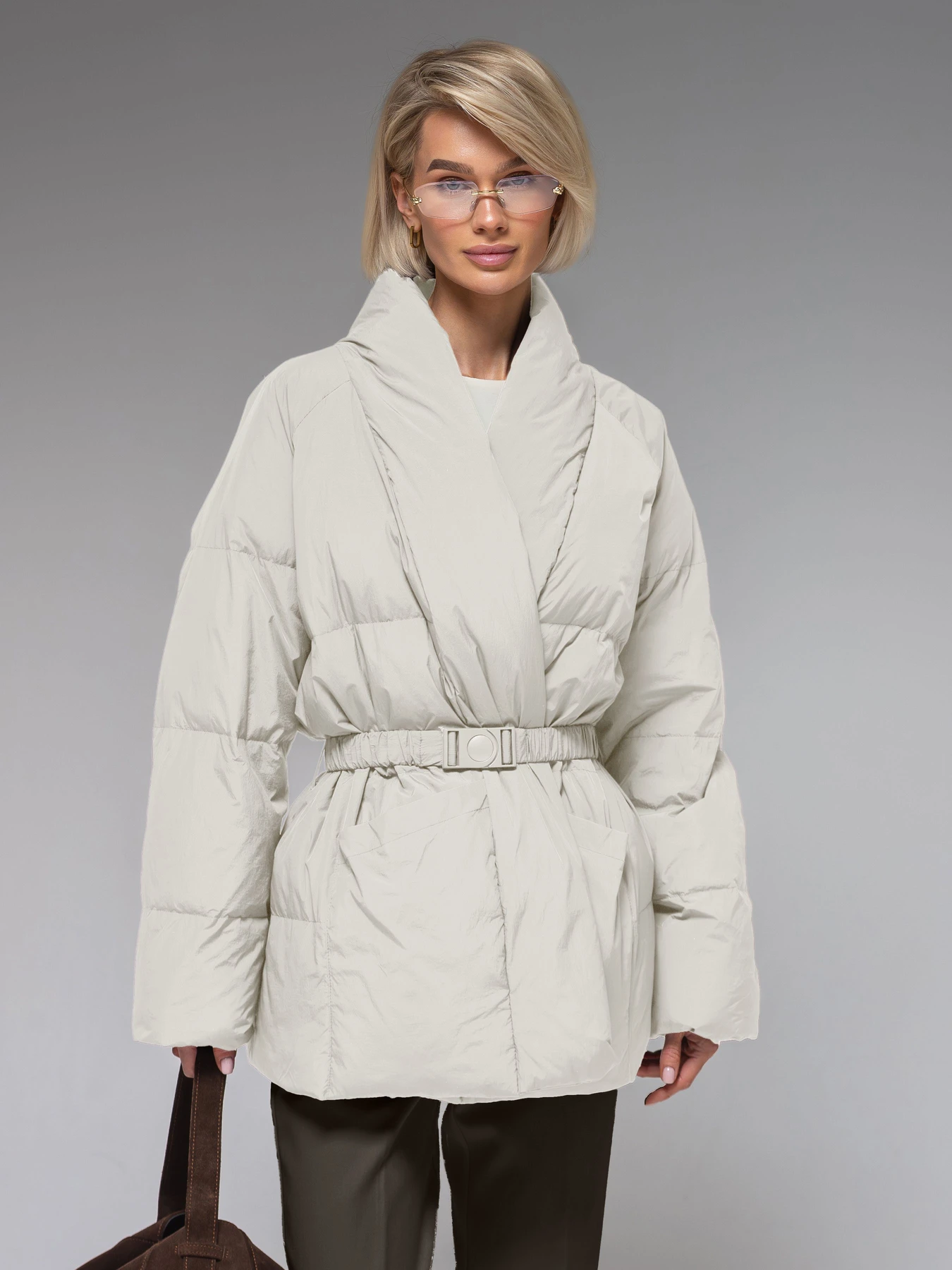 Куртки и дубленки VIVA WEAR модель 8866-white Фото