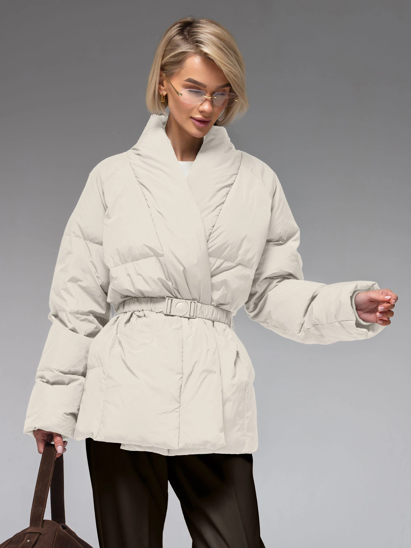 Куртки и дубленки VIVA WEAR модель 8866-white Фото