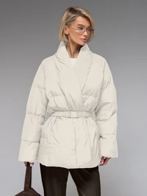 Куртки и дубленки VIVA WEAR модель 8866-white Фото