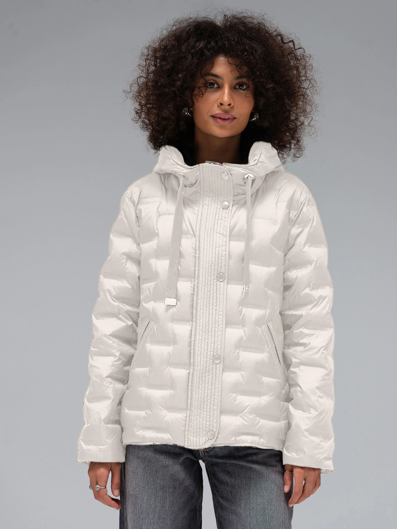 Куртки та дублянки VIVA WEAR модель 6518-white Куртки та дублянки VIVA WEAR модель 6518-white Фото