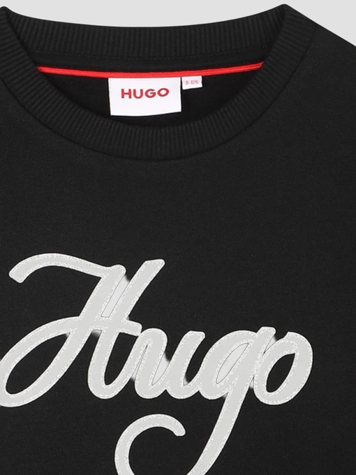 Бавовняний Дитячий Світшот HUGO Kids фото 3