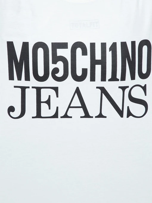 Бавовняна Жіноча Футболка Moschino фото 3