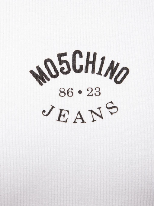 Бавовняна Жіноча Футболка Moschino фото 3
