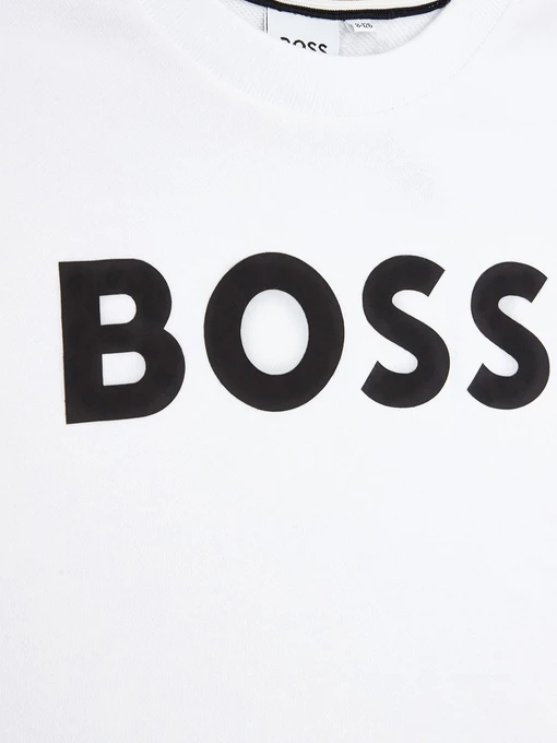 Бавовняний Дитячий Світшот BOSS Kids фото 3