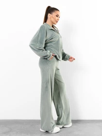 Костюми ISSA Plus модель 15537_оливковый Фото