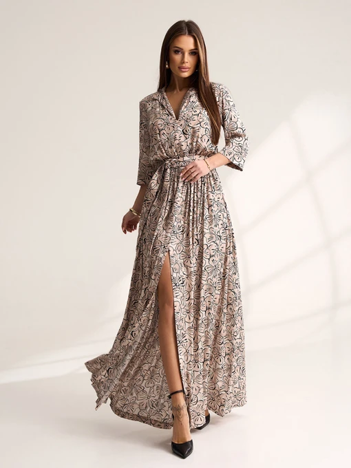 Сукні ISSA Plus модель 15541_мультиколор Фото