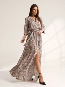 Платья ISSA Plus модель 15541_мультиколор Фото