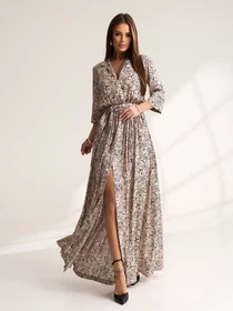 Платья ISSA Plus модель 15541_мультиколор Фото