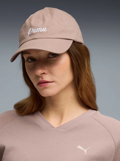 PUMA Ess Script Dad Cap Кепка колір бежевий фото 3