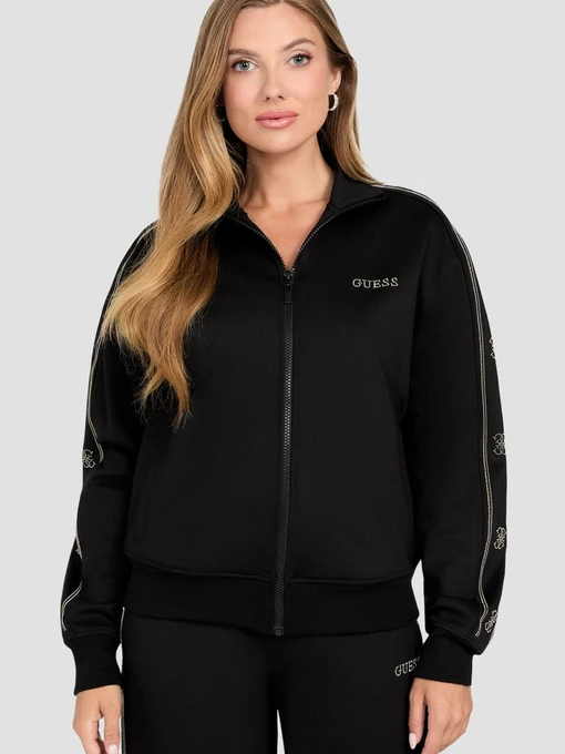 Худи и свитшоты GUESS модель V5BQ15.KCX22;JBLK Фото