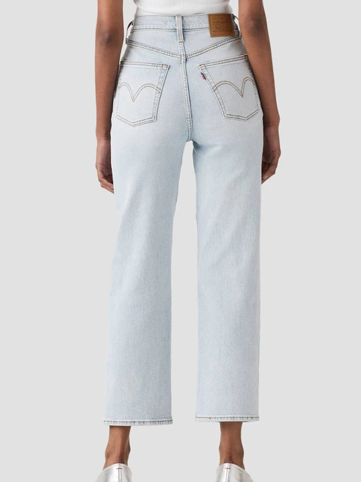 Бавовняні Жіночі Прямі джинси Levi's фото 2
