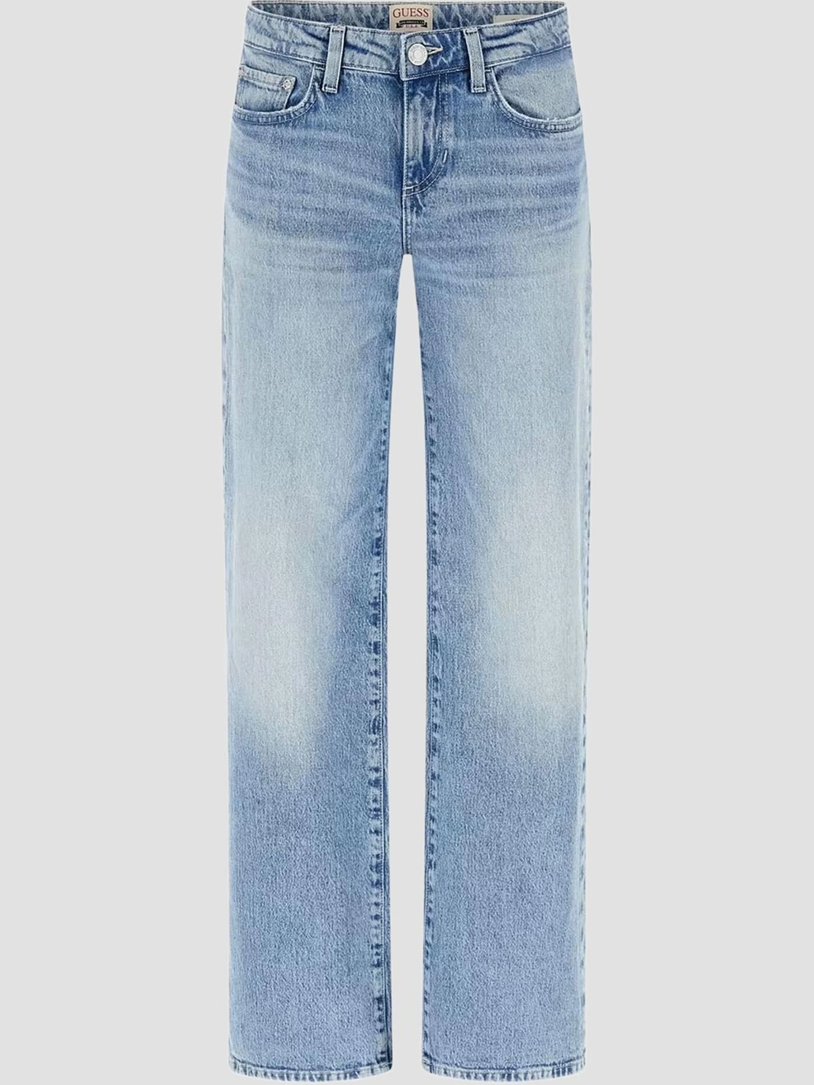 Бавовняні Жіночі Прямі джинси GUESS фото 2