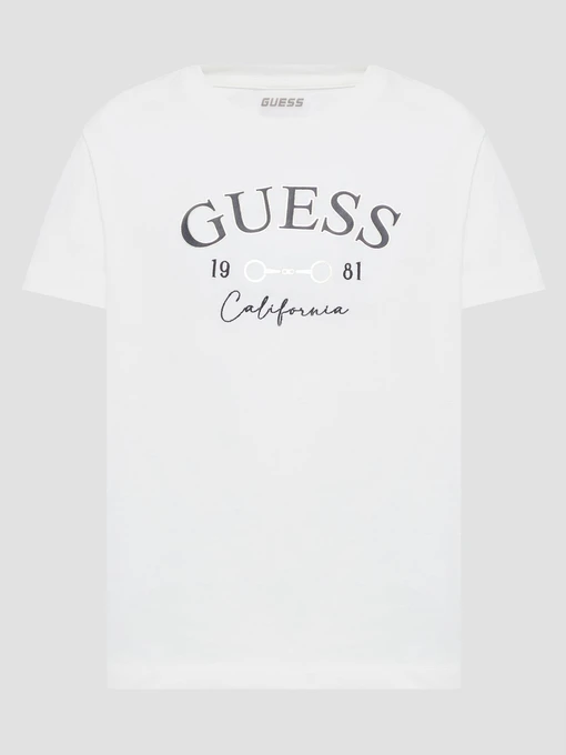 Бавовняна Жіноча Футболка GUESS фото 2