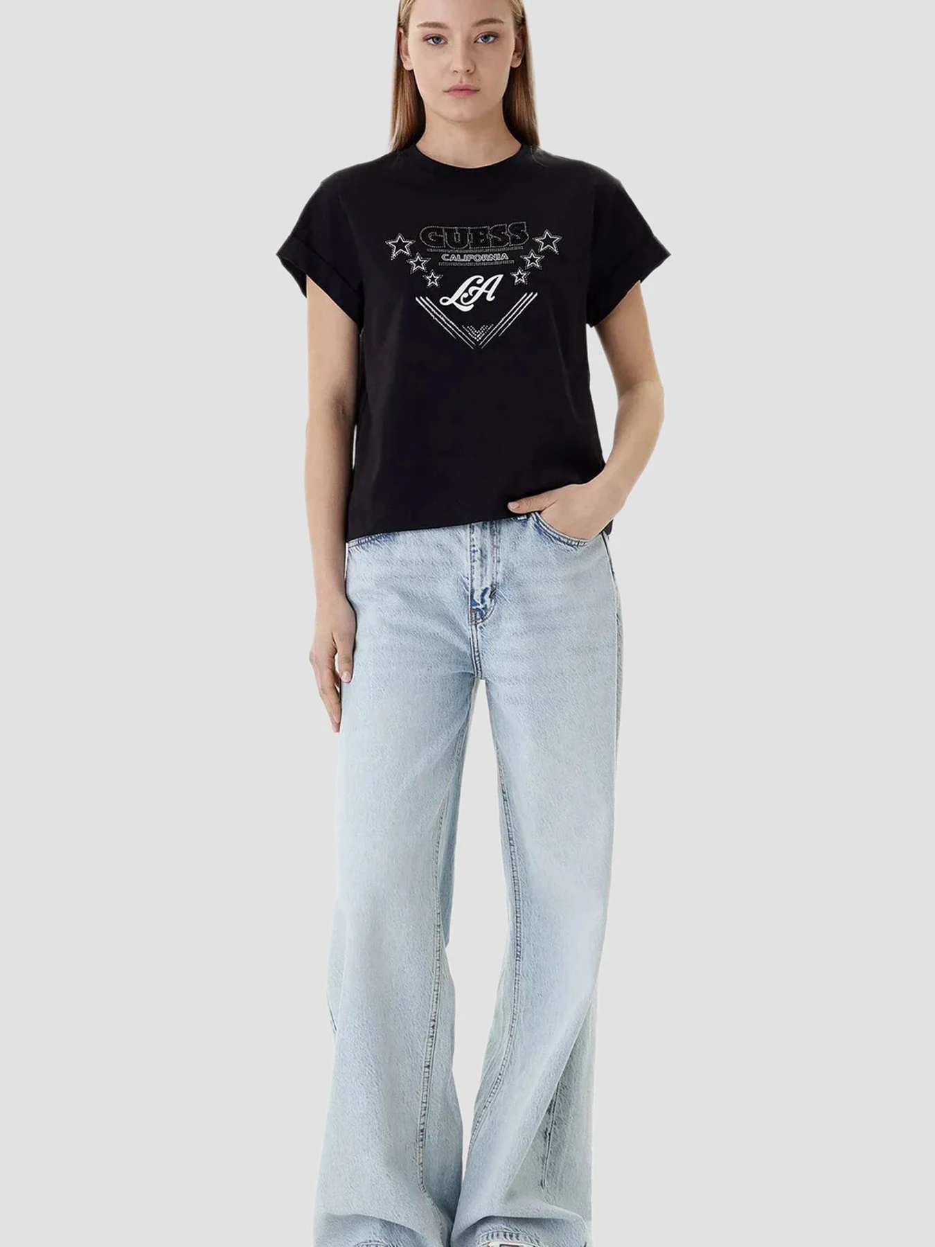 Футболки и поло GUESS модель W6RI30.I3Z14;JBLK Фото