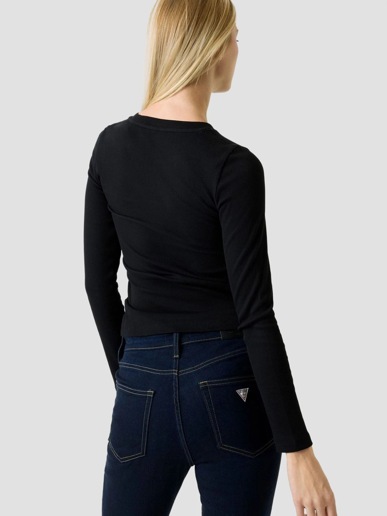 Худі та світшоти Guess Jeans модель W6RP22.KA0H1;JBLK Фото