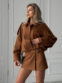 Куртки та дублянки Jadone Fashion модель Trim_rud Фото