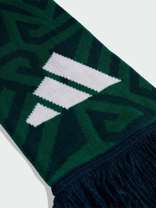adidas Шарф колір зелений фото 2