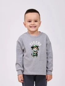 Худи и свитшоты SMIL модель smil_116749-1-seryj-melanz Фото