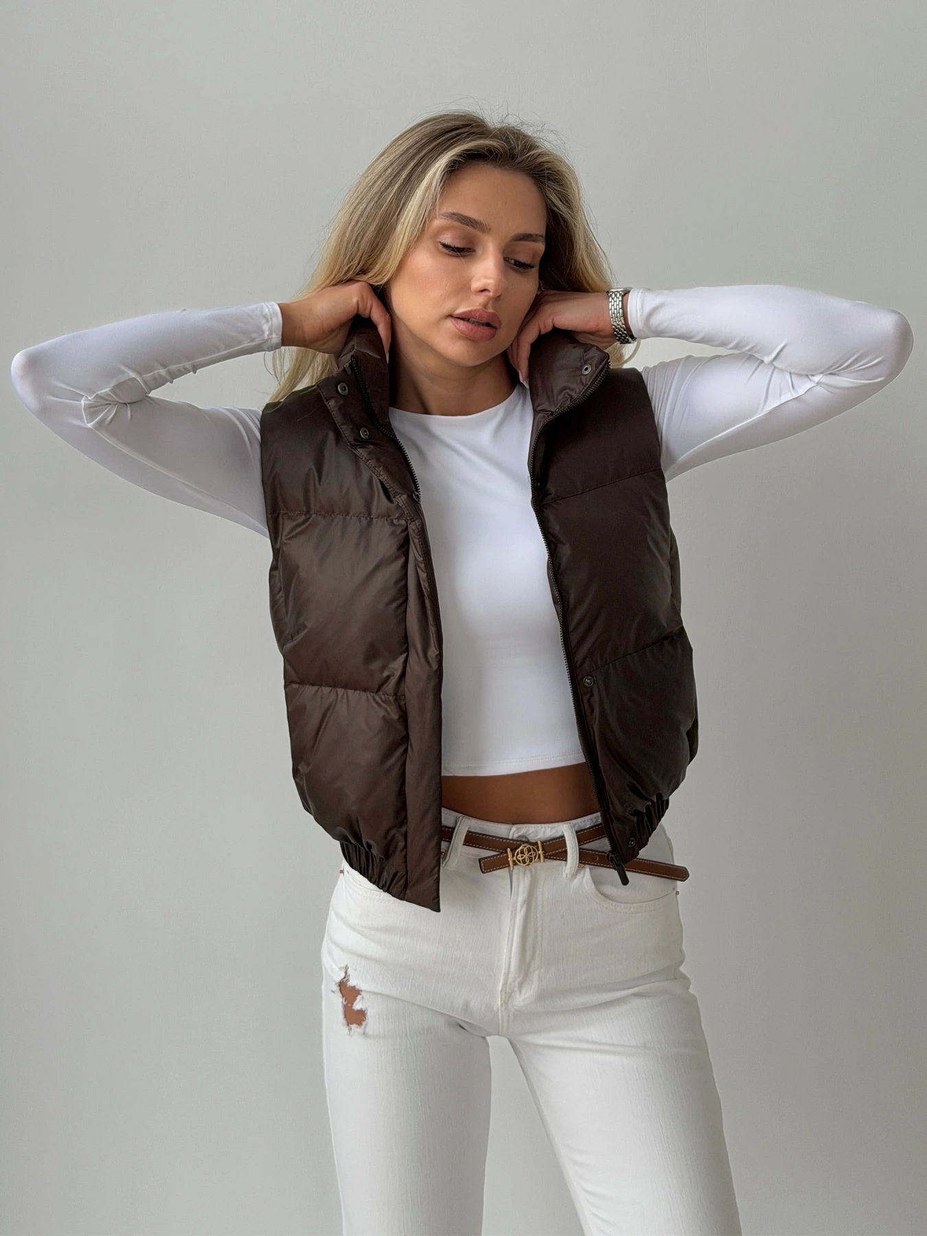 Куртки та дублянки Jadone Fashion модель Skay_chocolate Фото