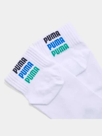 Носки и гольфы PUMA Kids Logo Block Quarter модель 947576 Фото