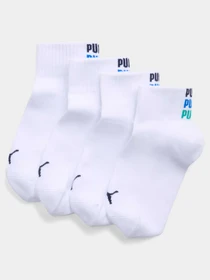 Носки и гольфы PUMA Kids Logo Block Quarter модель 947576 Фото
