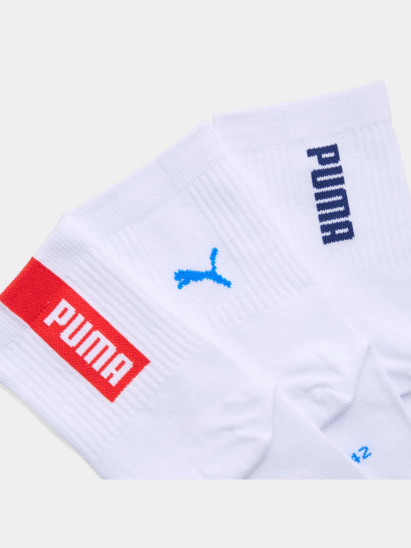 Шкарпетки та гольфи PUMA Unisex Logo Short Crew модель 947561 Шкарпетки та гольфи PUMA Unisex Logo Short Crew модель 947561 Фото