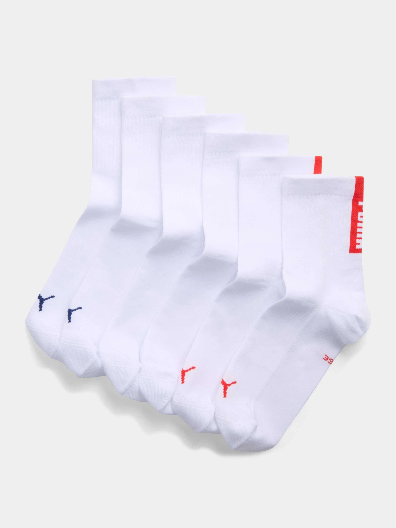 Шкарпетки та гольфи PUMA Unisex Logo Short Crew модель 947561 Шкарпетки та гольфи PUMA Unisex Logo Short Crew модель 947561 Фото
