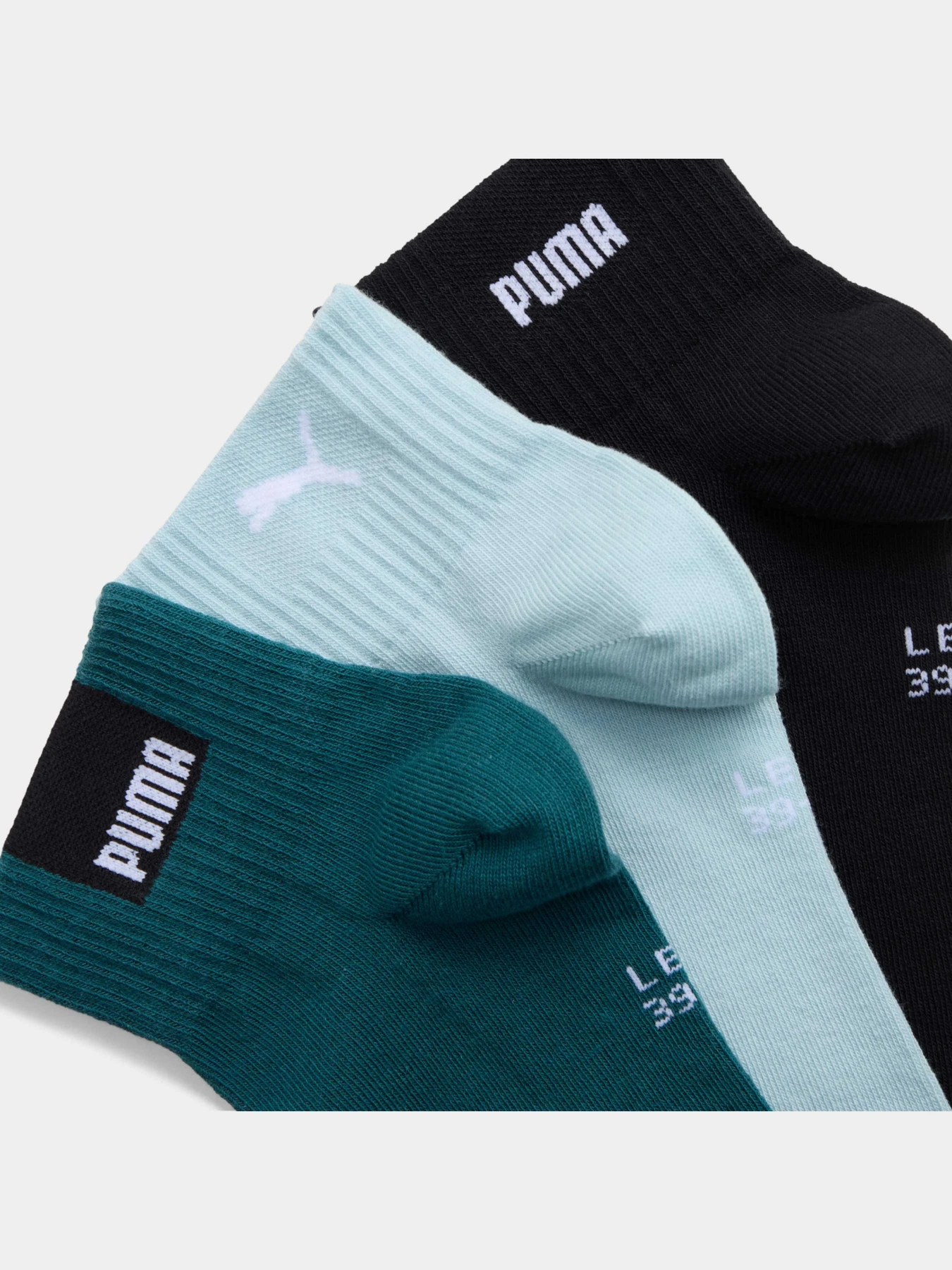 Шкарпетки та гольфи PUMA Unisex Logo Quarter 3p модель 947562 Шкарпетки та гольфи PUMA Unisex Logo Quarter 3p модель 947562 Фото