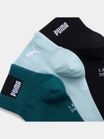 Шкарпетки та гольфи PUMA Unisex Logo Quarter 3p модель 947562 Фото