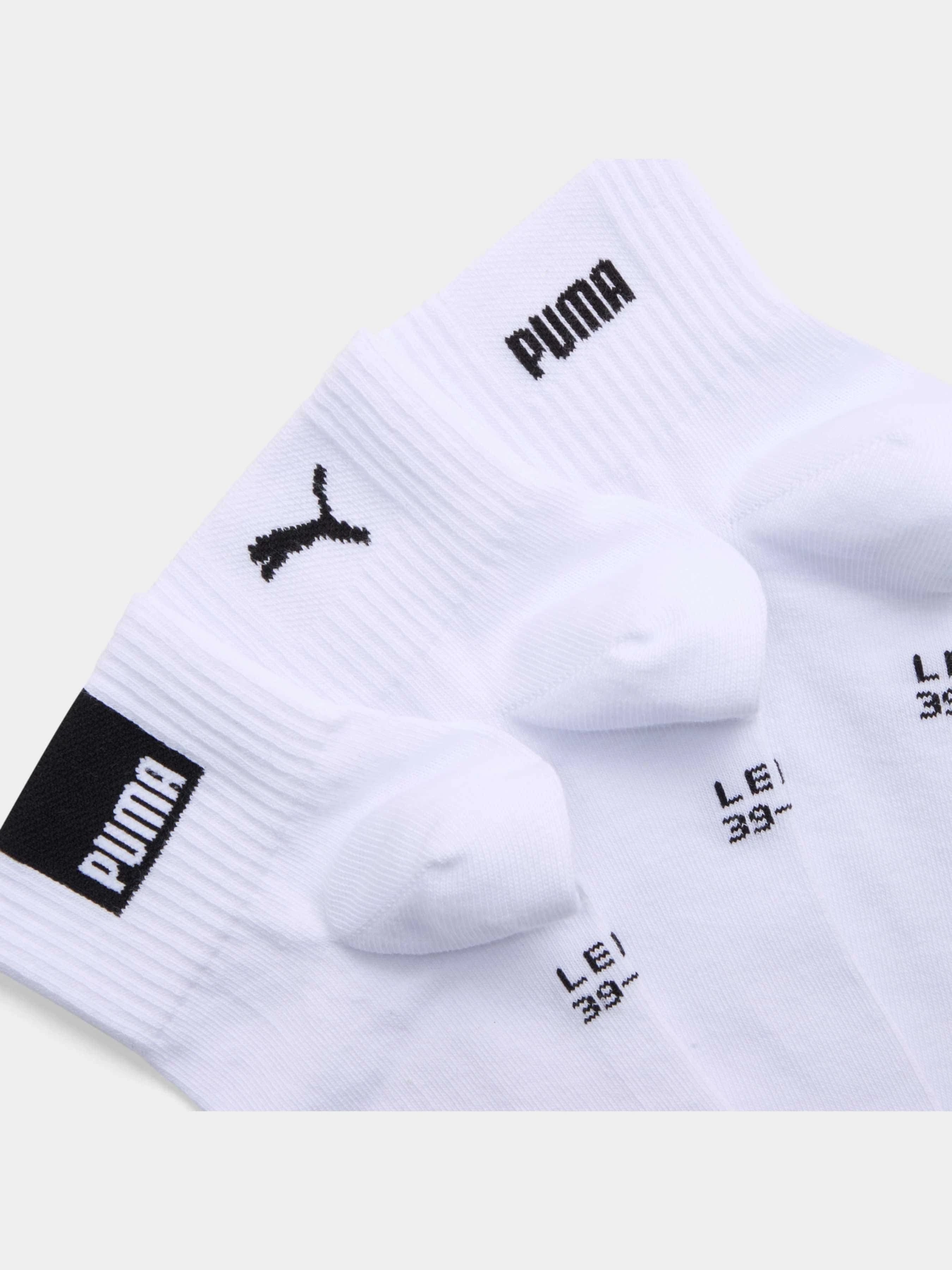 Шкарпетки та гольфи PUMA Unisex Logo Quarter 3p модель 947562 Шкарпетки та гольфи PUMA Unisex Logo Quarter 3p модель 947562 Фото
