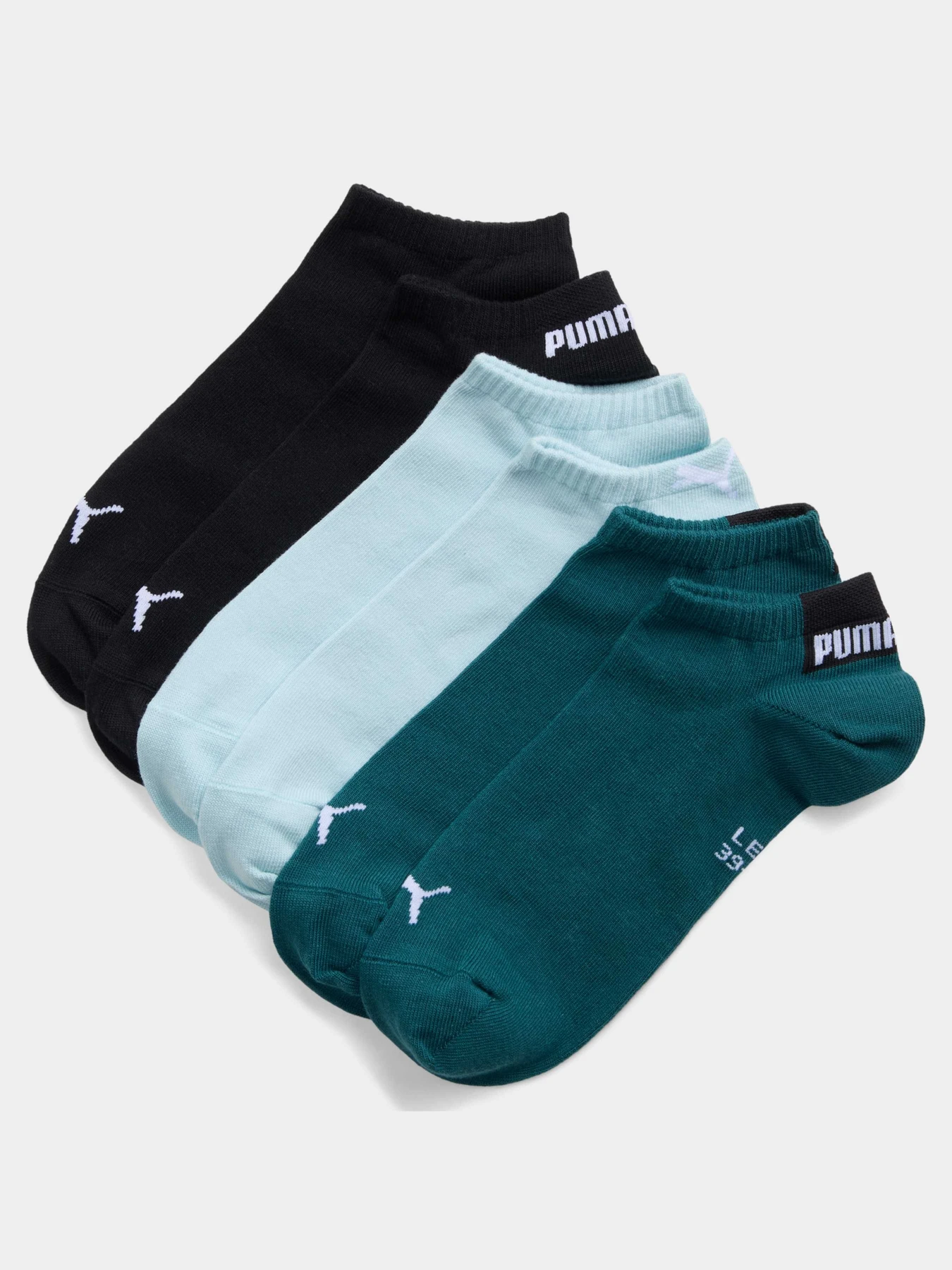 Шкарпетки та гольфи PUMA Unisex Logo Sneaker 3p модель 947567 Шкарпетки та гольфи PUMA Unisex Logo Sneaker 3p модель 947567 Фото