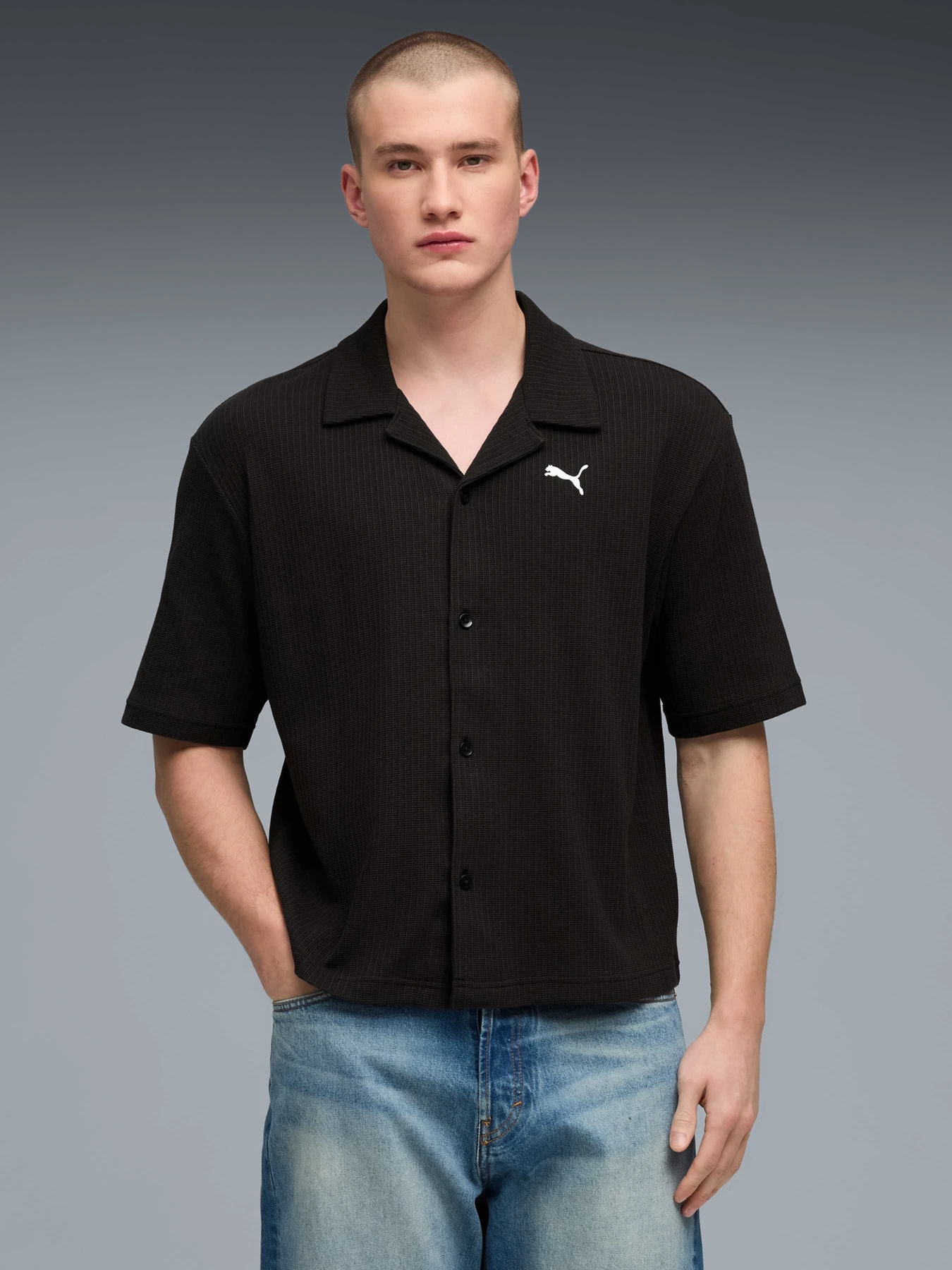 Рубашки PUMA Wardrobe Ess Shirt модель 634363 Рубашки PUMA Wardrobe Ess Shirt модель 634363 Фото
