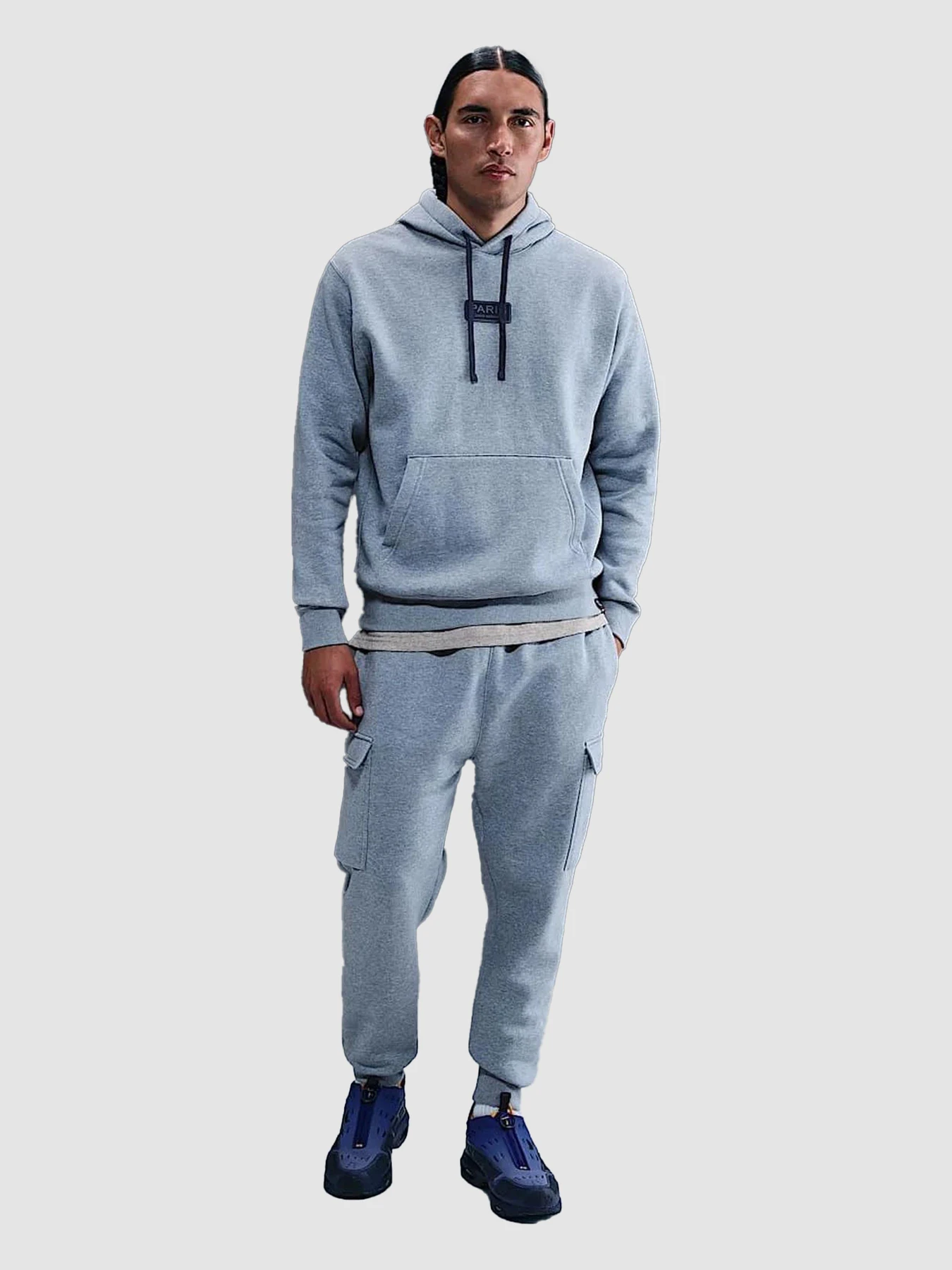 Худи и свитшоты NIKE Psg Club Light Blue модель HM2884-493 Худи и свитшоты NIKE Psg Club Light Blue модель HM2884-493 Фото