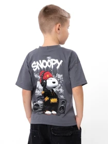 Футболки и поло Носи своє модель 6414-001-33-4-1-temnij-graft-snoopy Фото