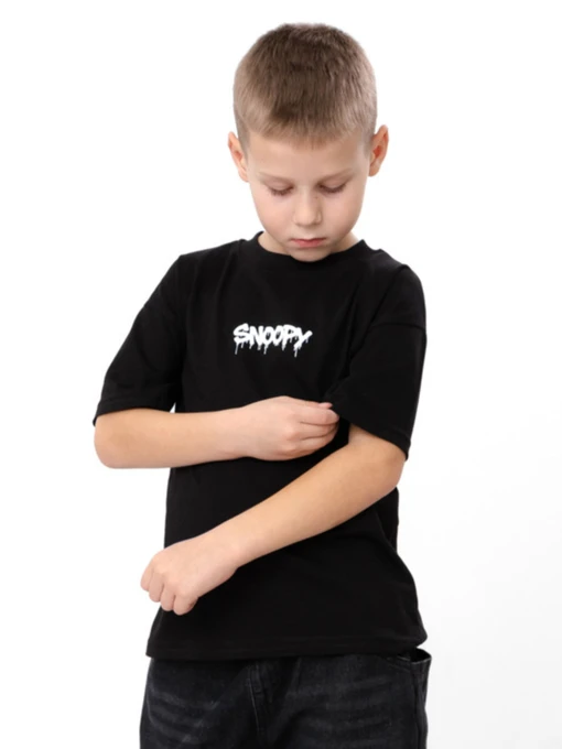Футболки и поло Носи своє модель 6414-001-33-4-1-chornij-snoopy Фото