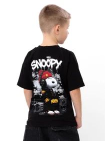 Футболки и поло Носи своє модель 6414-001-33-4-1-chornij-snoopy Фото