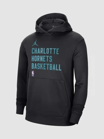 Худі та світшоти Jordan Brand Black Charlotte Hornets модель FB3690-010 Фото