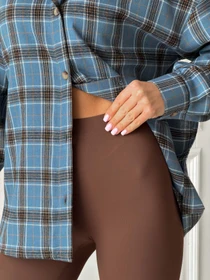 Брюки Jadone Fashion модель Leys_chocolate Фото