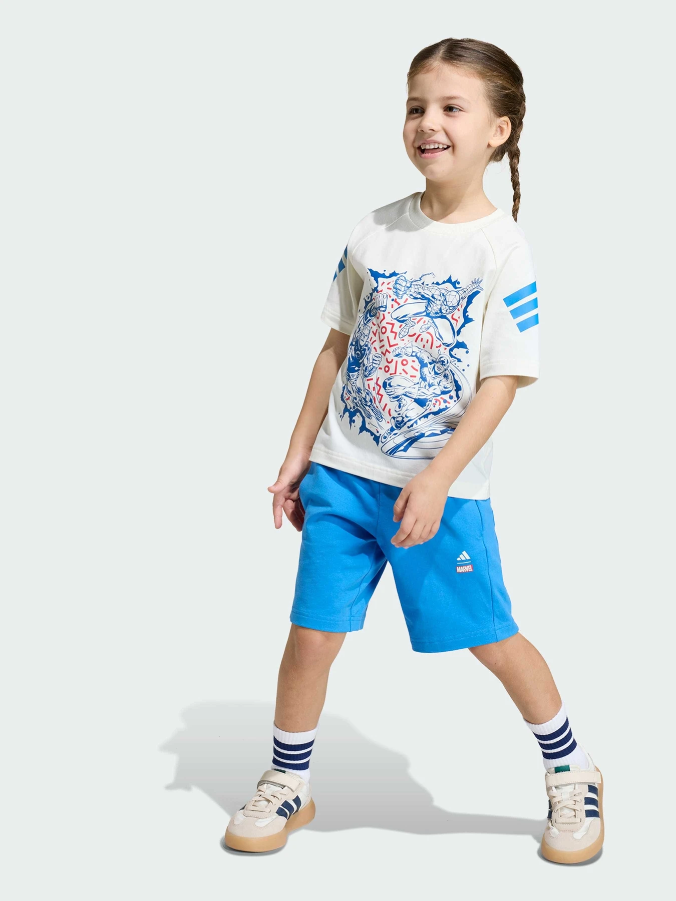 Костюми Adidas Marvel модель JZ3573 Костюми Adidas Marvel модель JZ3573 Фото