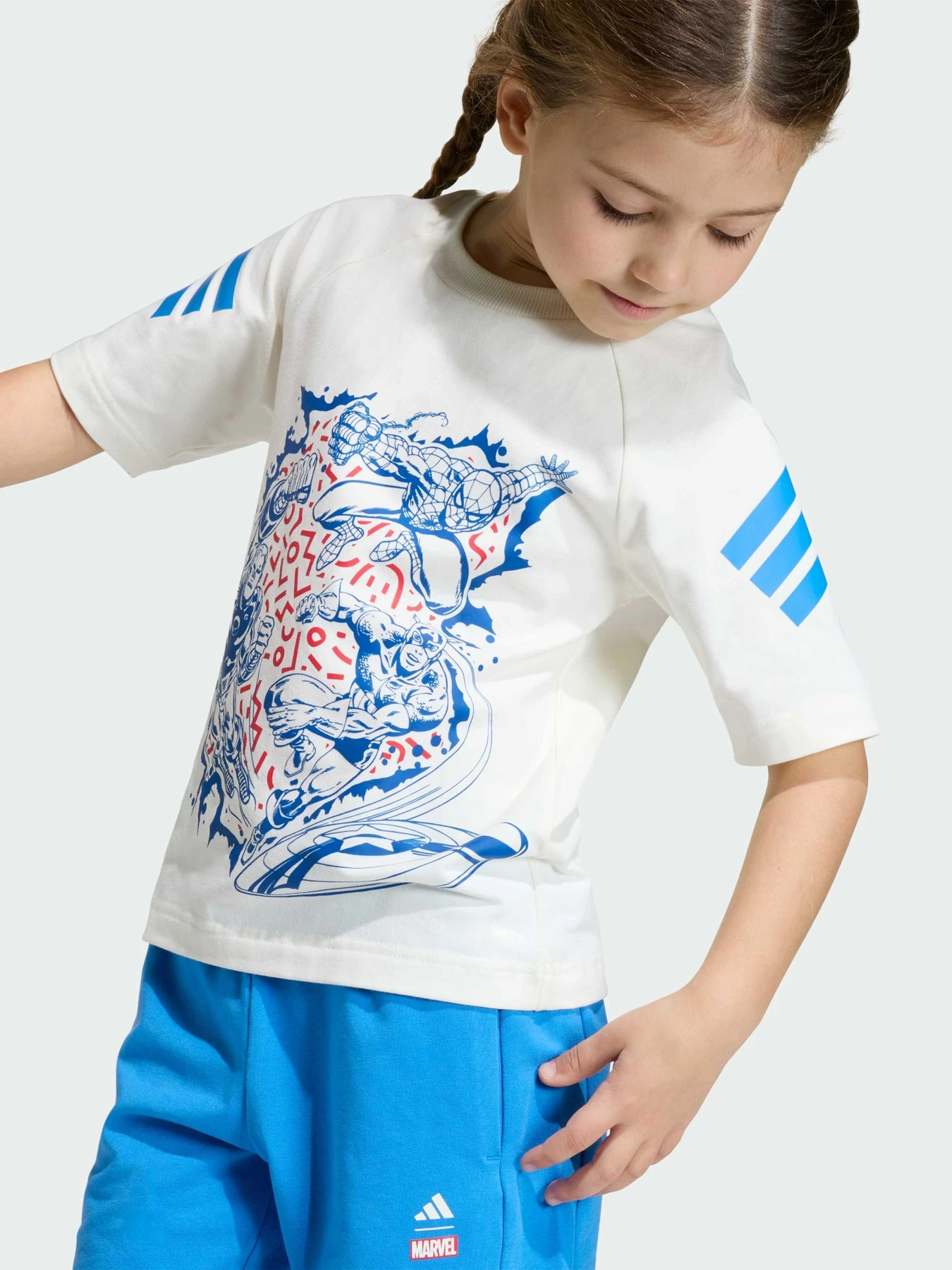 Костюми Adidas Marvel модель JZ3573 Костюми Adidas Marvel модель JZ3573 Фото