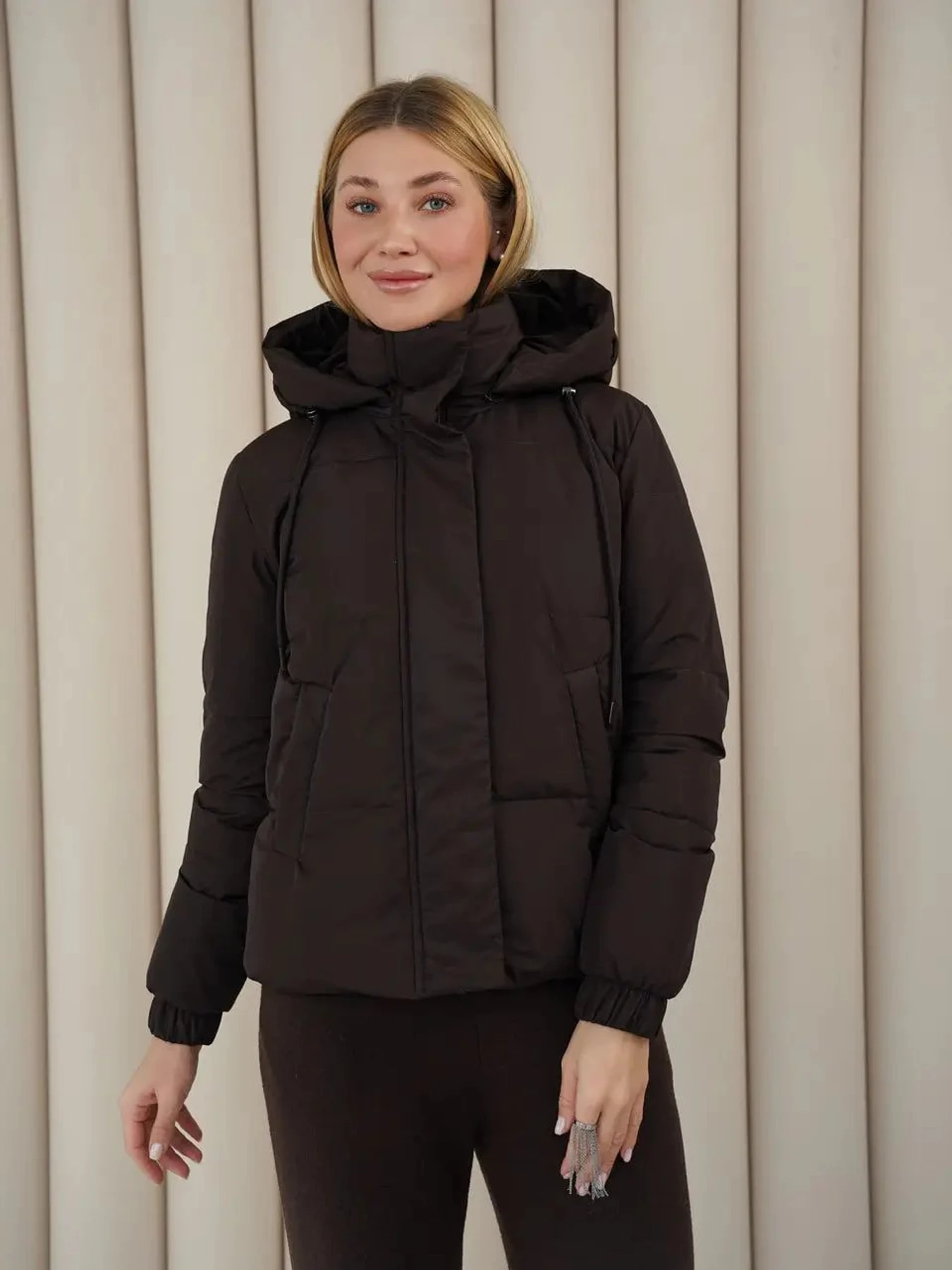 Куртки и дубленки UVENTUM модель Teffi-KL-brown Фото