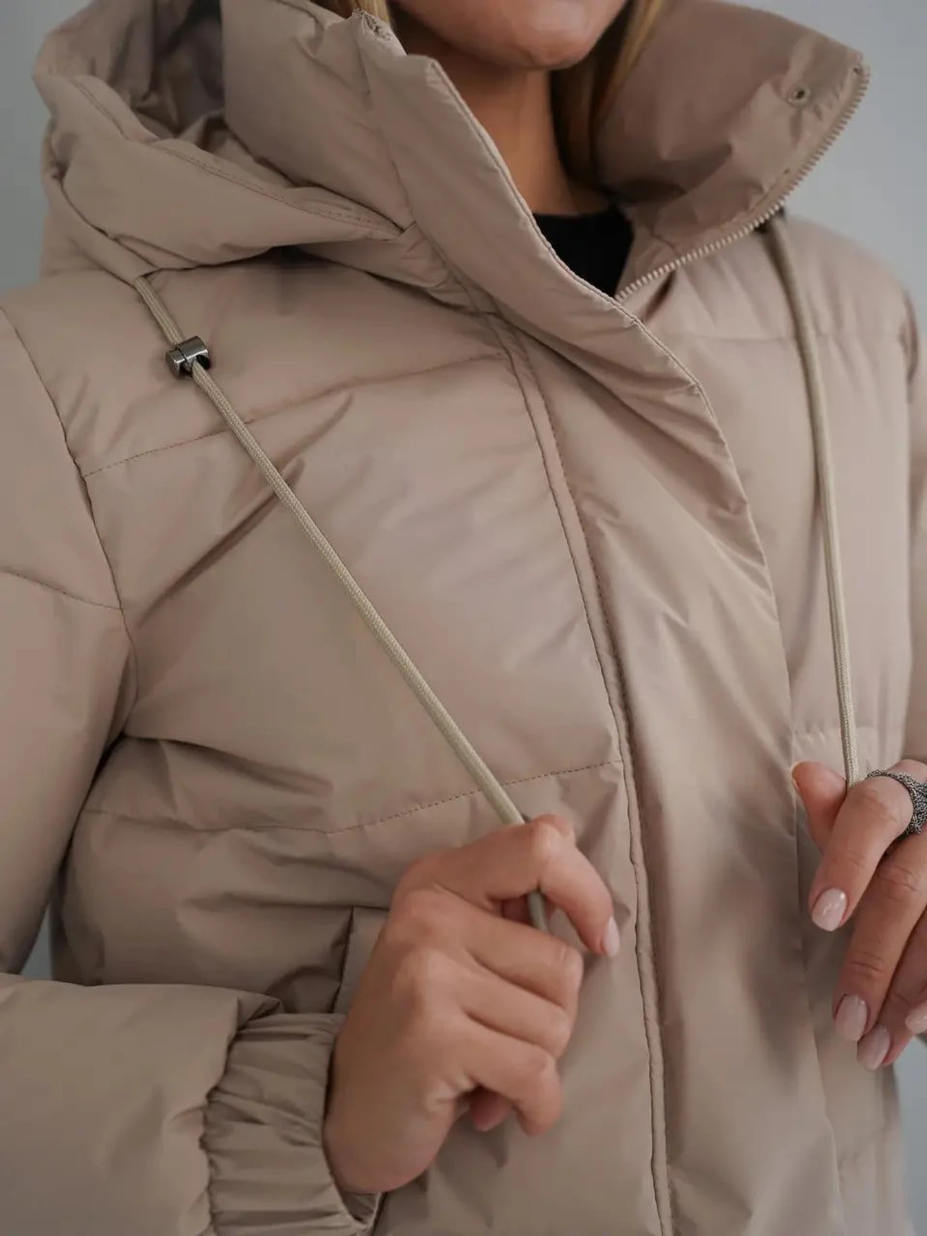 Куртки и дубленки UVENTUM модель Teffi-KL-beige Фото