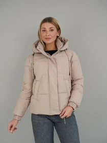 Куртки и дубленки UVENTUM модель Teffi-KL-beige Фото