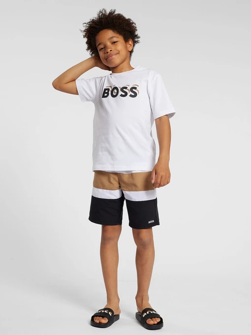 Бавовняна Дитяча Футболка BOSS Kids фото 3