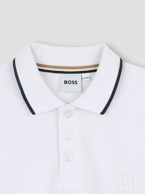 Бавовняне Дитяче Поло BOSS Kids фото 3