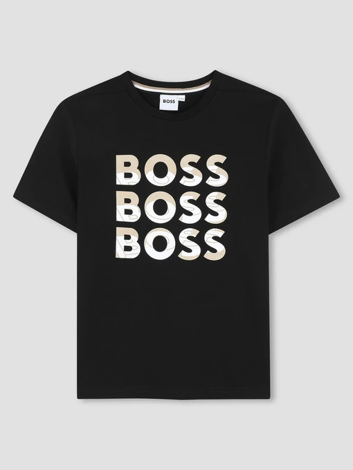 Бавовняна Дитяча Футболка BOSS Kids фото 2