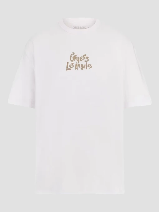 Бавовняна Чоловіча Футболка GUESS фото 2
