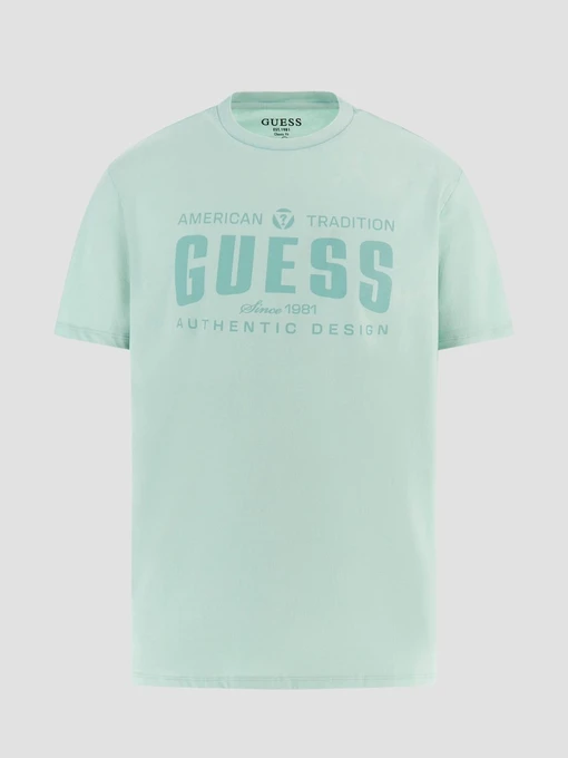 Бавовняна Чоловіча Футболка GUESS фото 2