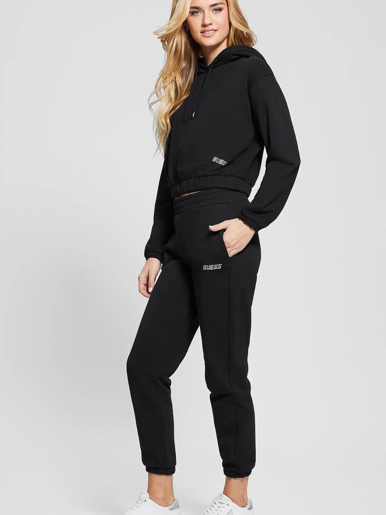 Худі та світшоти GUESS модель V4RQ09.KC5O0;JBLK Фото