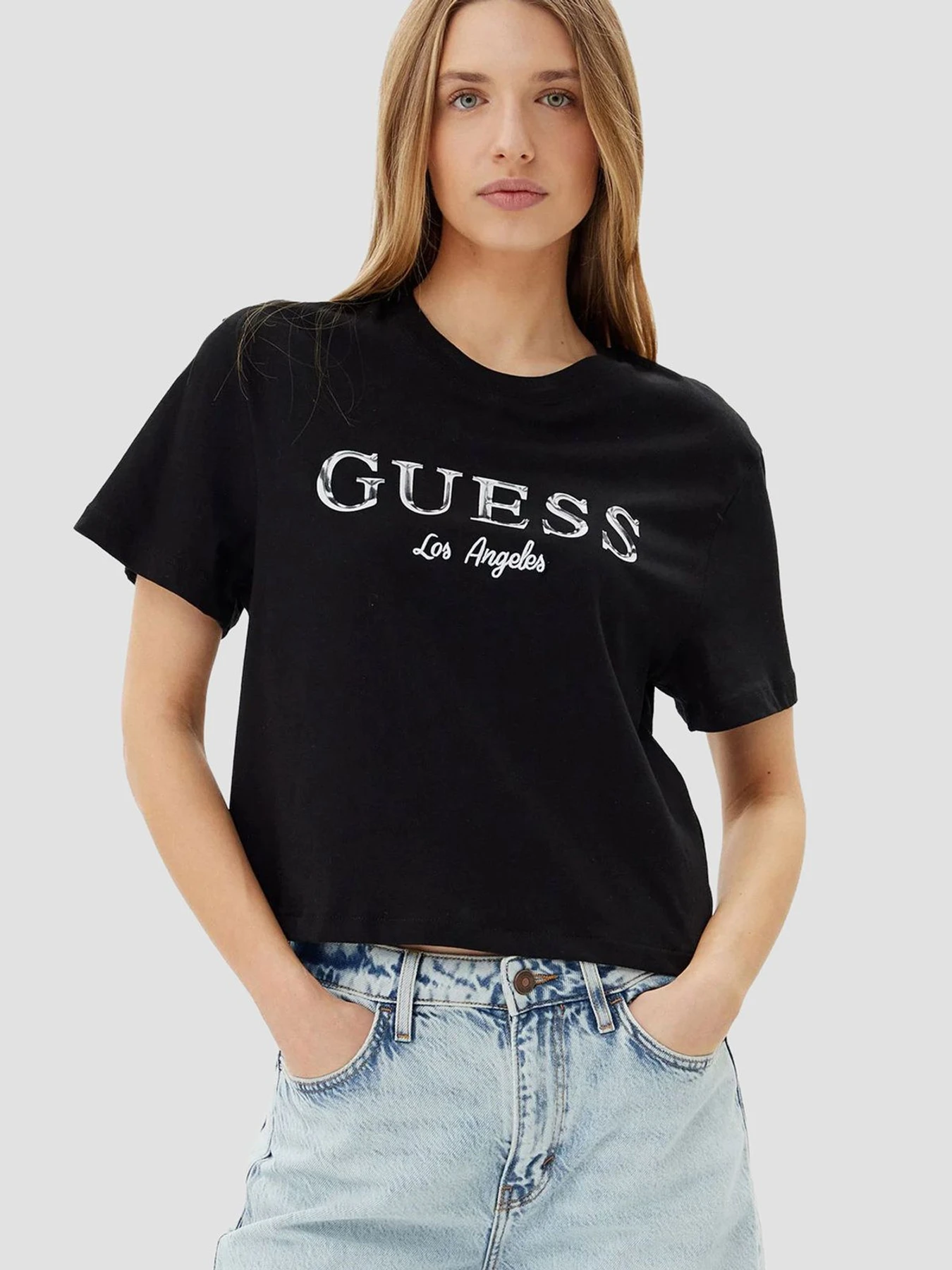 Футболки и поло GUESS модель V5GI09.K9RM1;JBLK Фото
